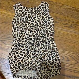 Cheetah romper